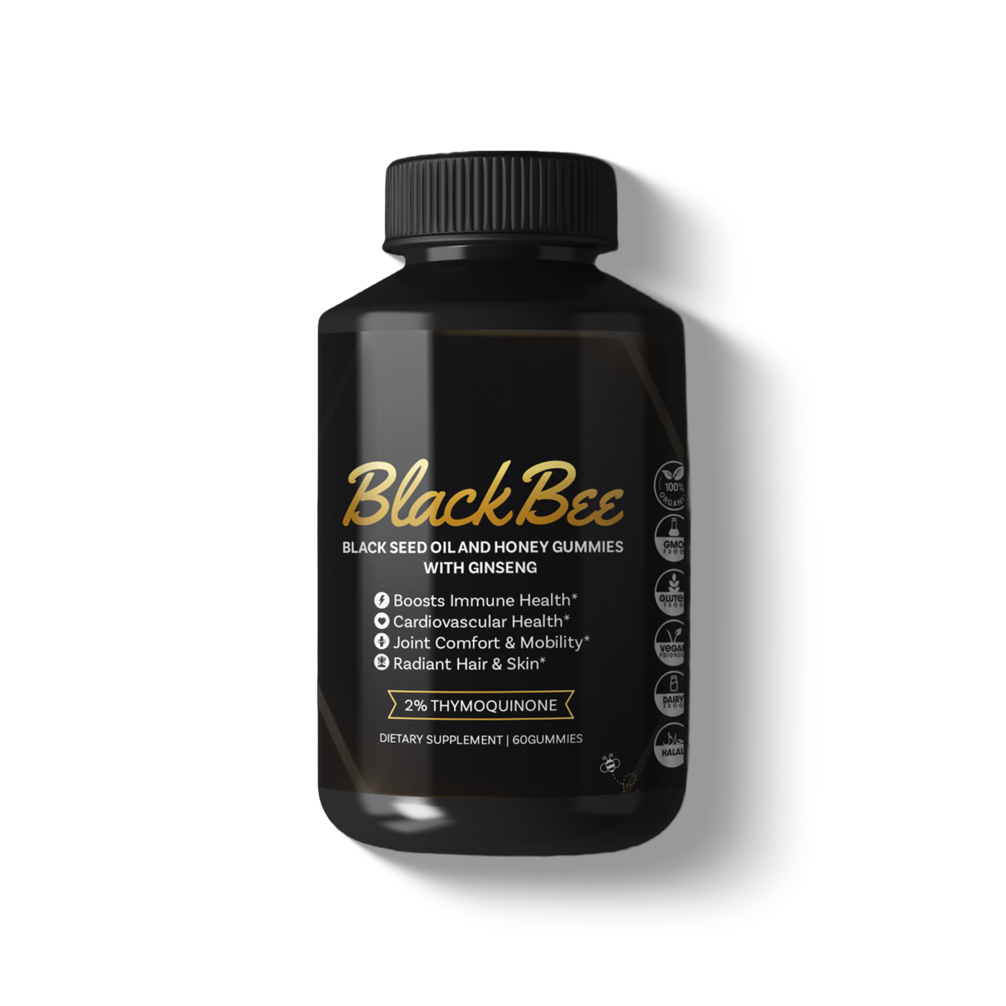 Black Seed Oil and Honey Gummies with Ginseng